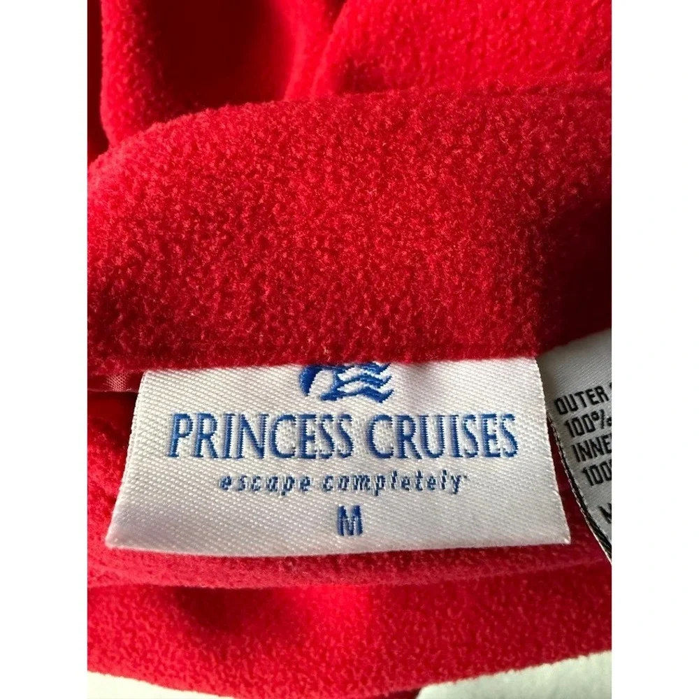 Princess Cruises Alaska Reversible Vest Men‎ M Black Embroidered Travel Outdoor